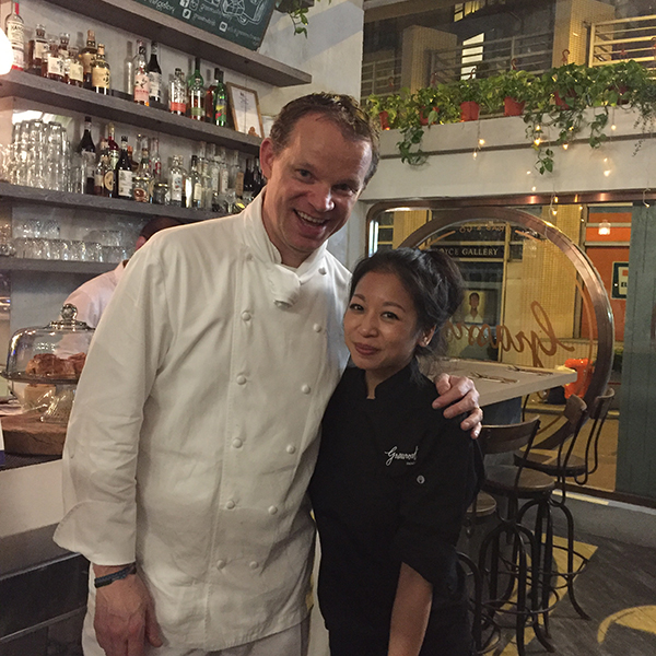 Richard Ekkebus and Peggy Chan